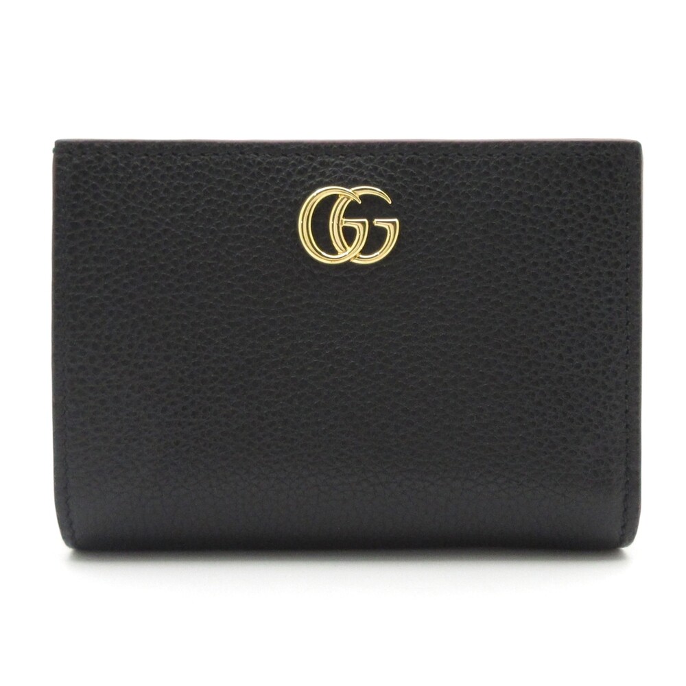 Gucci Bifold Wallet 772738 Black Bordeaux